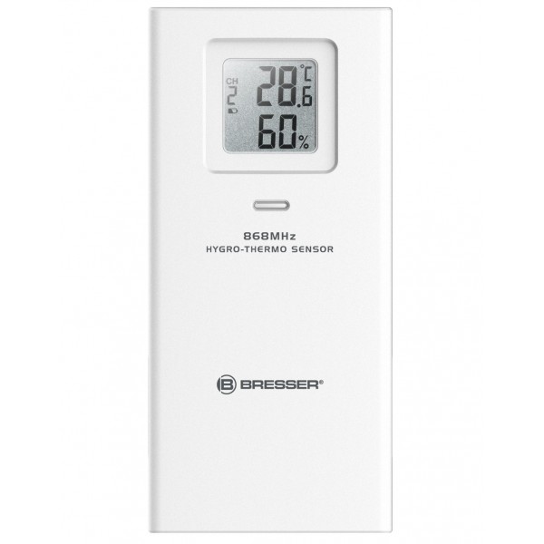 Capteur thermo / hydro extérieur Bresser avec écran LCD 7 canaux 868 mhz