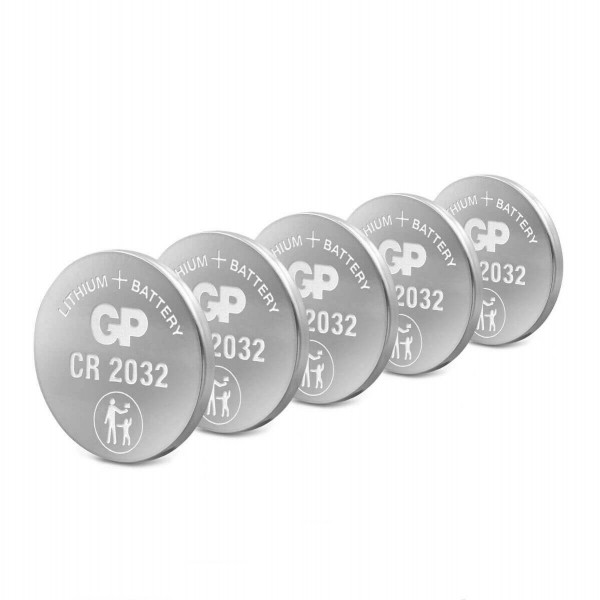 10XCR 2032 GP: Pile bouton lithium, 3 V, 220 mAh, 20,0 x 3,2 mm, lot de 10  chez reichelt elektronik