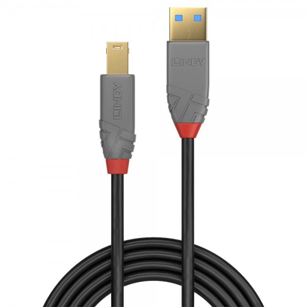 Câble USB 3.2 de 3 mètres Type A vers B, 5Gbit/s pour caméra ZWO