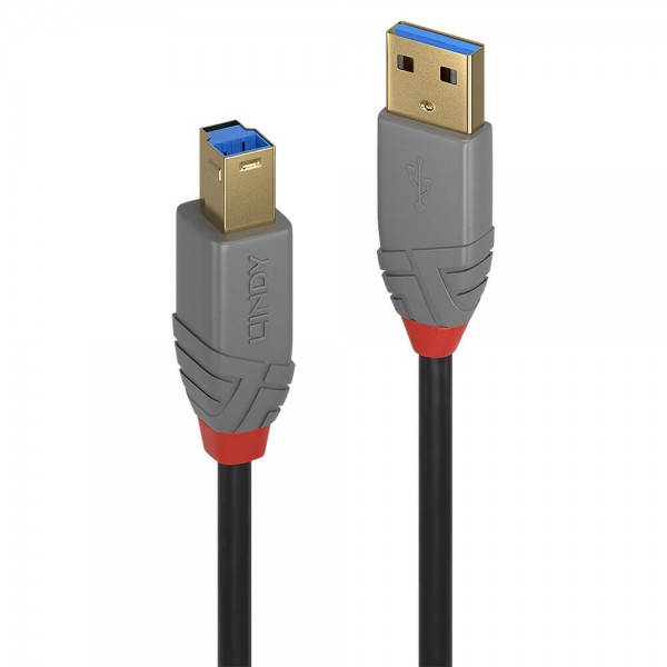 Câble USB 3.2 de 3 mètres Type A vers B, 5Gbit/s pour caméra ZWO