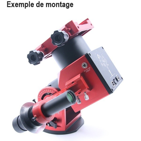 Support de chercheur polaire rouge pour monture AM5 ZWO