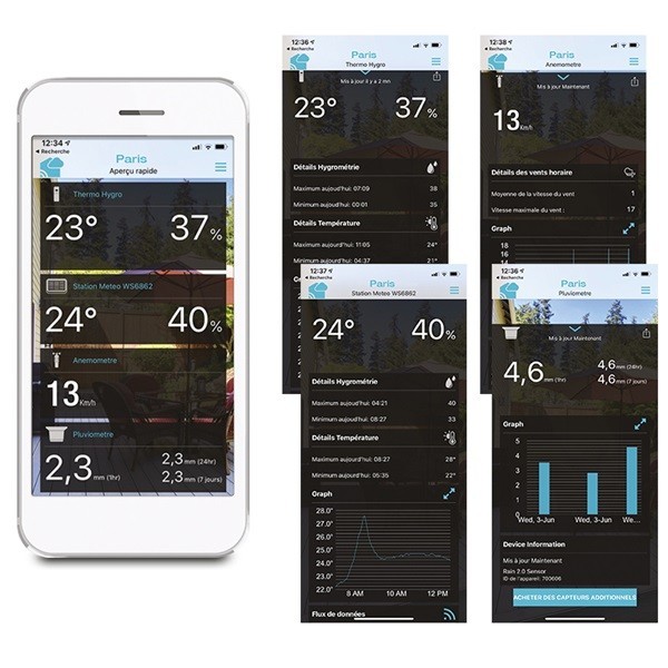 Station Météo Professionnelle La Crosse Technology WS6862