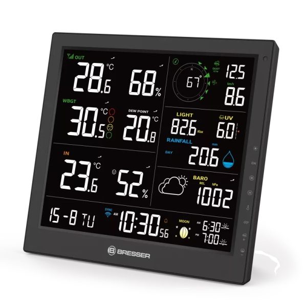 Station Météo Bresser 8-en-1 MeteoTemp JW | Loisirs Plaisirs