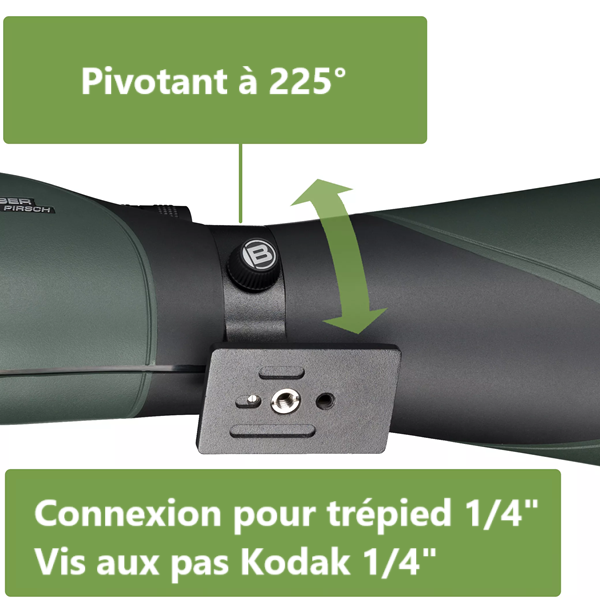 Bresser Pirsch 25-75x100 Visée à 45° Génération II | Longue-Vue
