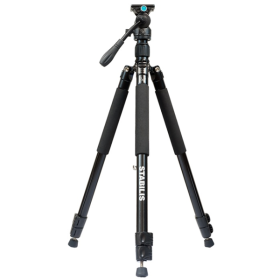 Trépied STABILIS TR-350V - Léger et compact pour Longues-vues & jumelles