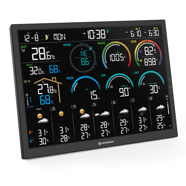 Station Météo Connectée Bresser WiFi 4CAST 18,5 pouces