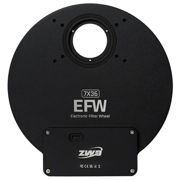 Roue à filtres ZWO EFW 7x36mm motorisée | Stock & Prix