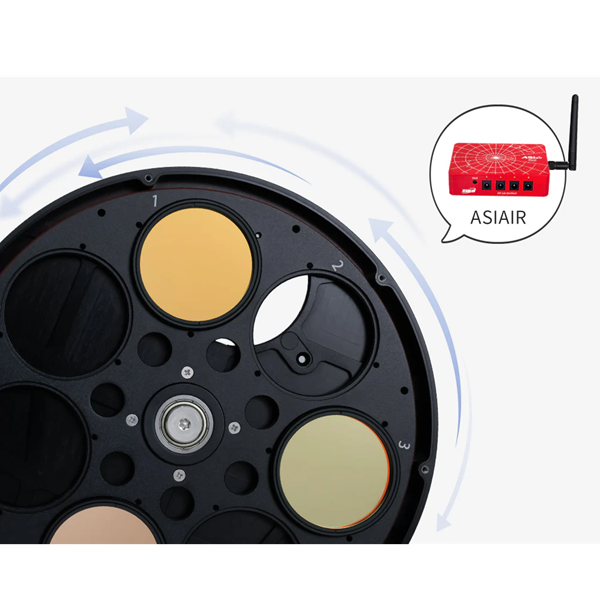 Roue à filtres ZWO EFW 7x36mm motorisée | Stock & Prix