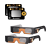 Kit BRESSER Solar Snap : filtres solaires smartphone + lunettes d'éclipse