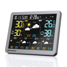 Station météo BRESSER 4CAST SG Wi-Fi & Tuya | 5 jours