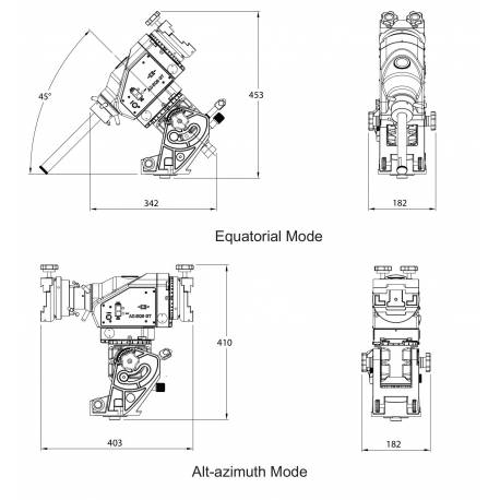 AZ-EQ6 Pro GoTo Monture SkyWatcher - équatoriale-altazimutale