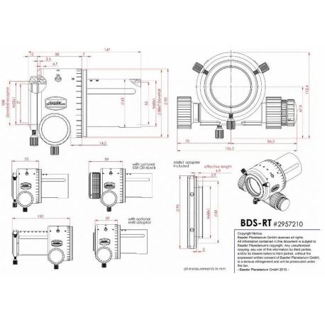 Crémaillère Baader BDS 50,8 mm pour lunette astronomique | Vente en...