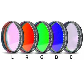 Jeu de 5 filtres Baader CCD LRGBC filetage 50.8 mm