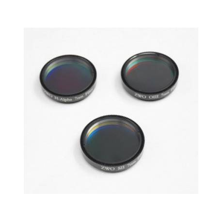 Set de 3 filtres SHO 7 nm 31,75mm ZWO | Vente en ligne à petit prix...
