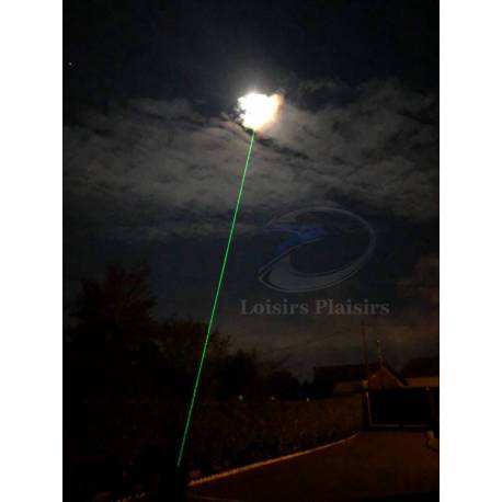 Pointeur laser vert 200mW on/off - chercheur - coffret