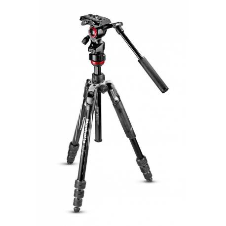 Manfrotto befree live en aluminium : trépied pour longue vue