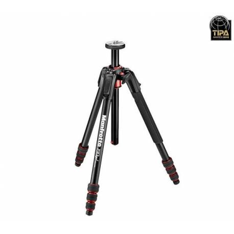 Trépied Manfrotto 190 GO en aluminium ou carbone.