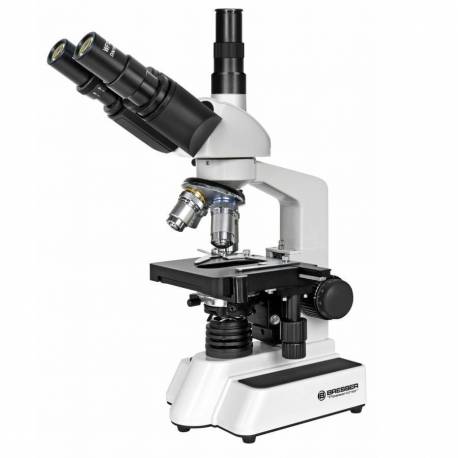 Microscope trinoculaire Researcher 40x à 1000x Bresser