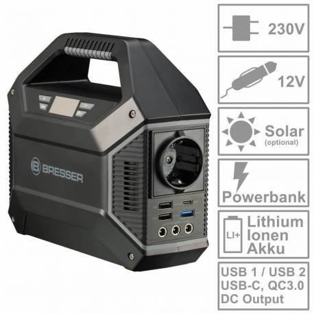 Source d’alimentation Bresser 100 W - Batterie mobile