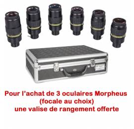 Jeu de 3 Oculaires Morphéus 76° + 1 valise offerte