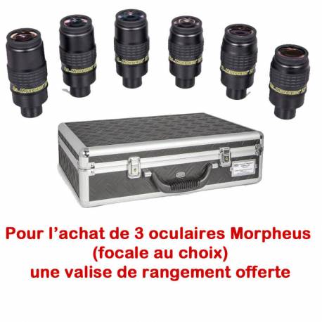 Jeu de 3 Oculaires Morphéus 76° + 1 valise offerte