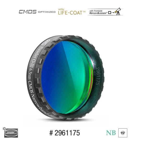 Filtre Baader O-III 31.75 mm Narrowband (6,5 nm) - optimisé CMOS