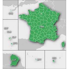 Carte topographique 1/25 000 France v6 PRO - France entière + DROM-COM
