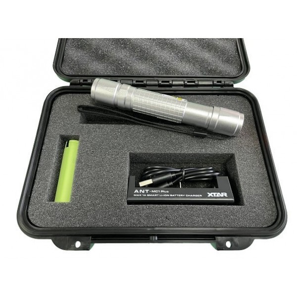 Chercheur laser vert 200mW on/off - chercheur - coffret