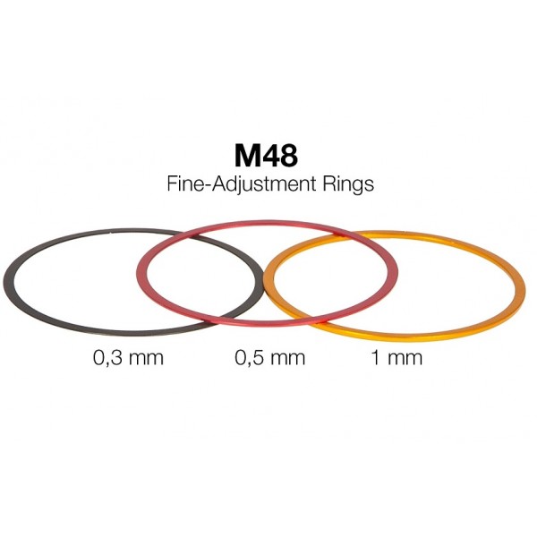 Jeu de 3 joints spacers Baader Planétarium pour filetage M48