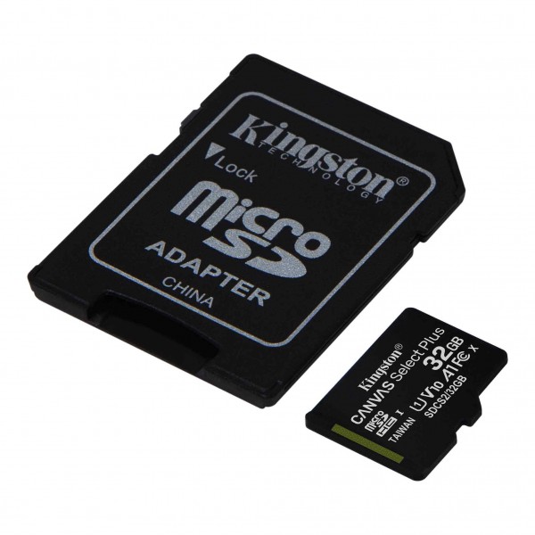 Carte Kingston micro SD de 32 Go avec adaptateur SD