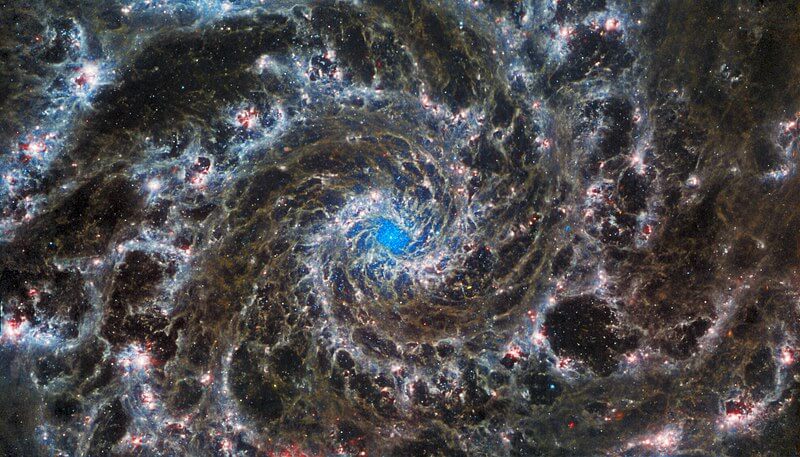 image james-webb galaxie spirale du fantome