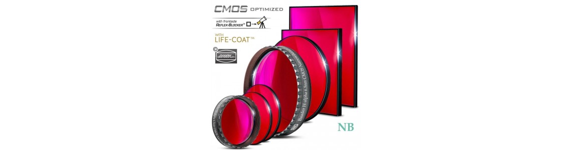Filtres CMOS H-alpha Narrowband 31,75 et 50,8 mm