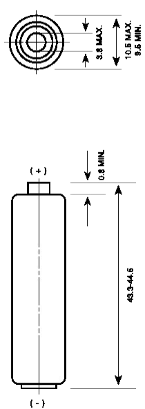 1 pile LR3 AAA 1.5 Volts Alcaline - GP Ultra Plus