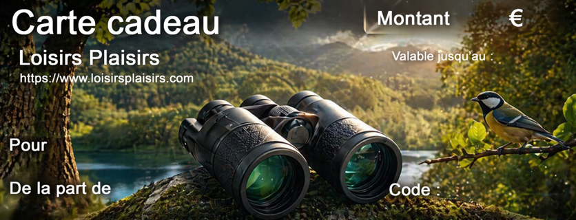 Carte cadeau observation nature