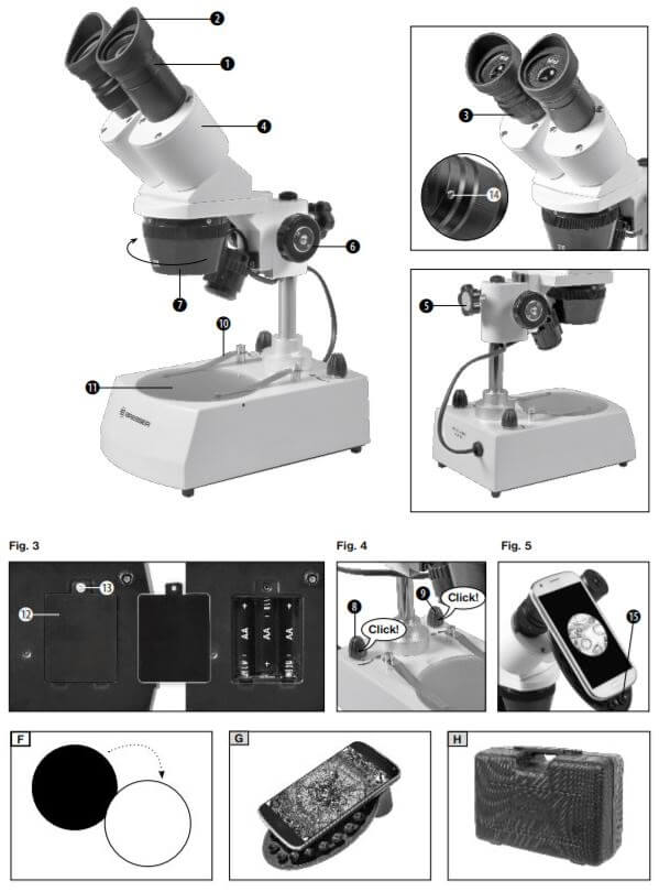 Loupe binoculaire Bresser ERUDIT