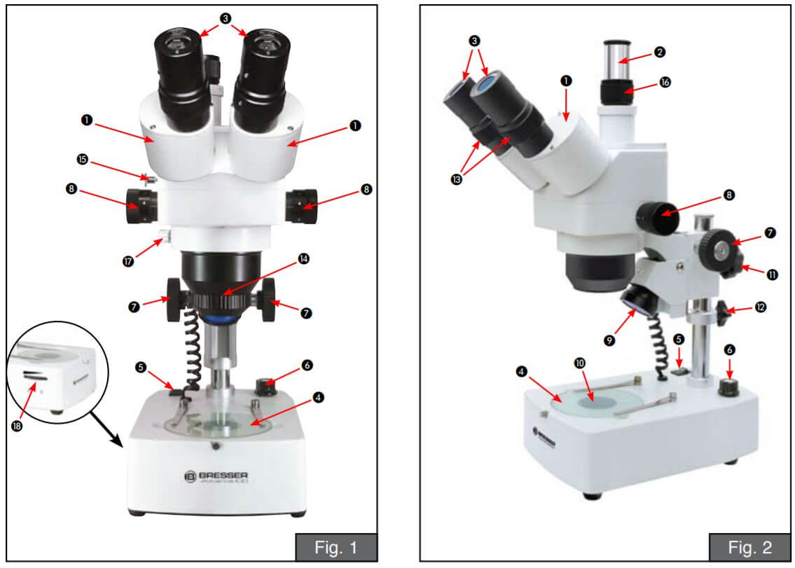 Loupe trinoculaire Bresser Advance ICD 10x-160x