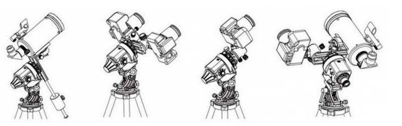 Rotule pour monture SkyWatcher Star Adventurer