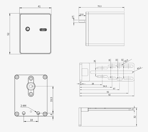Moteur ZWO EAF de mise au point