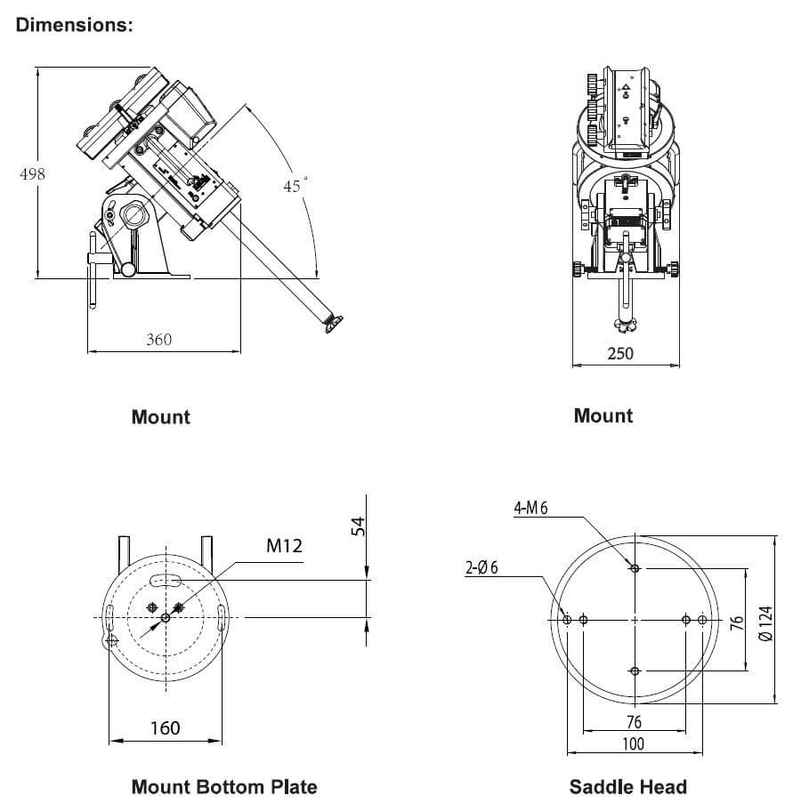 Monture EQ8-R