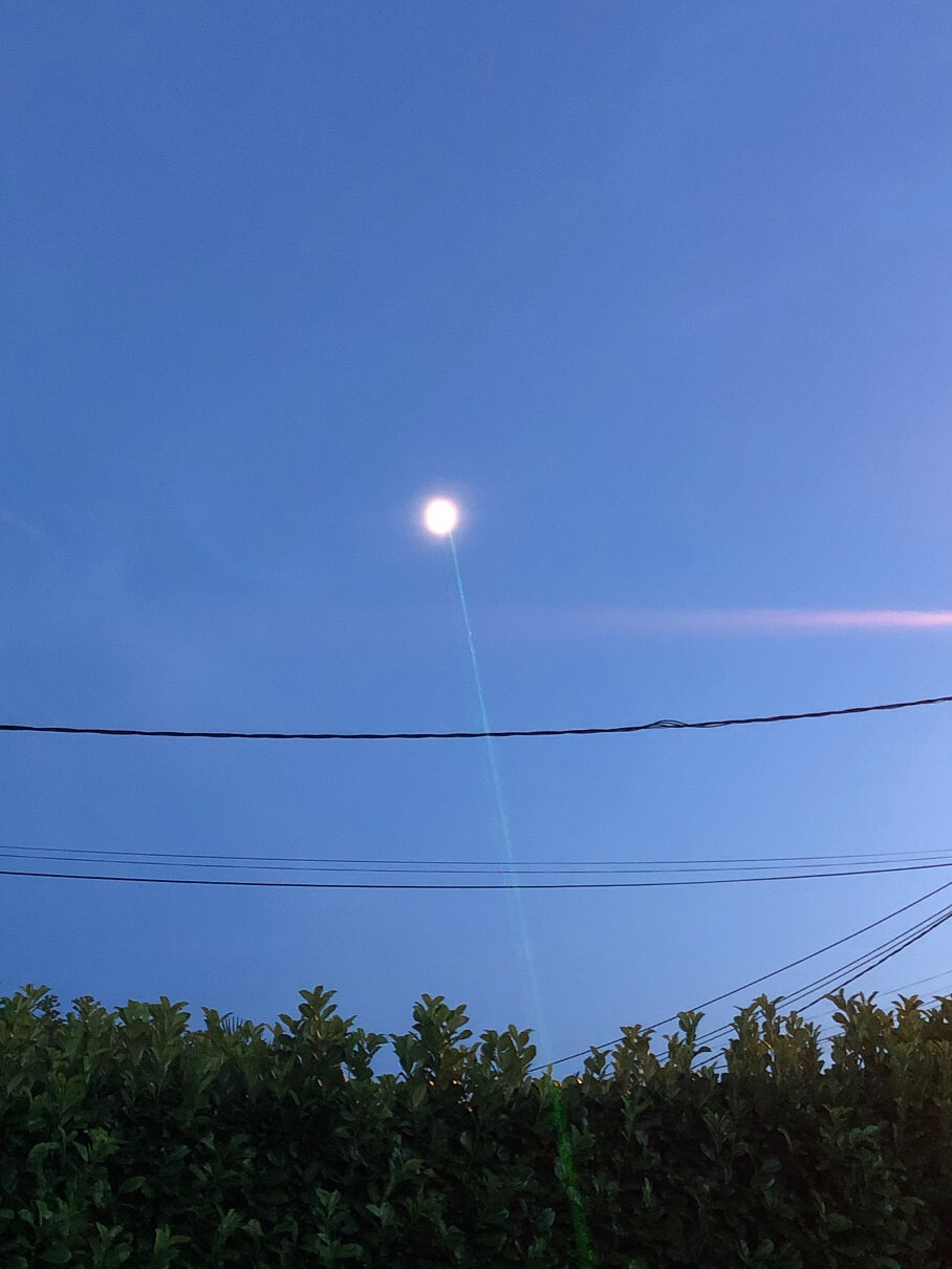 Pointeur laser vert pour l'astronomie