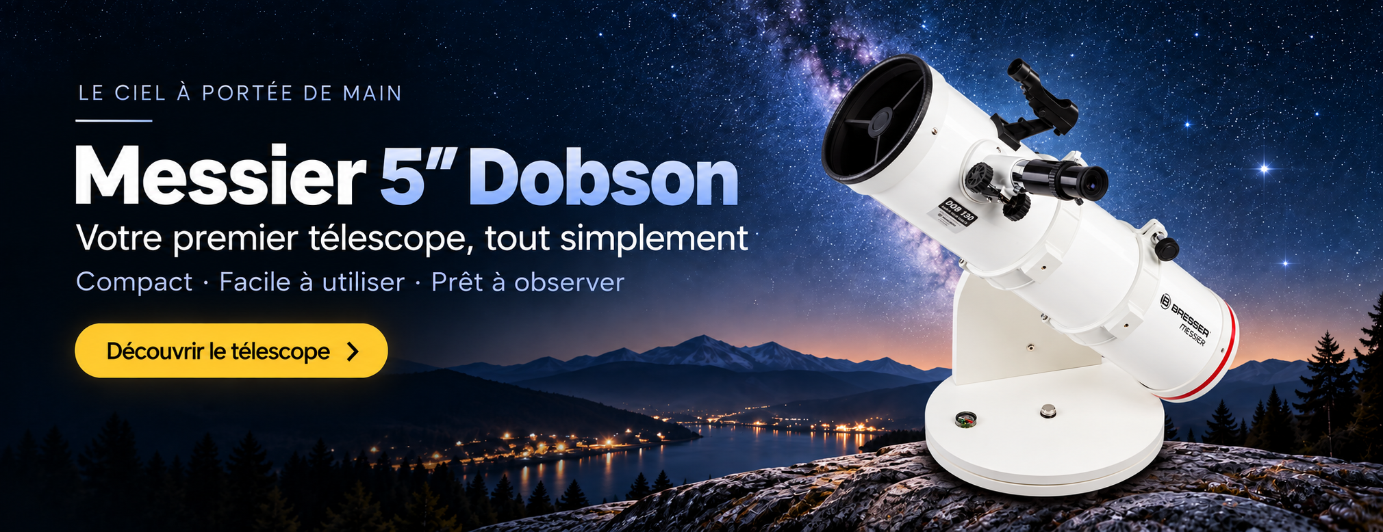 Télescope Bresser Messier 5" Dobson