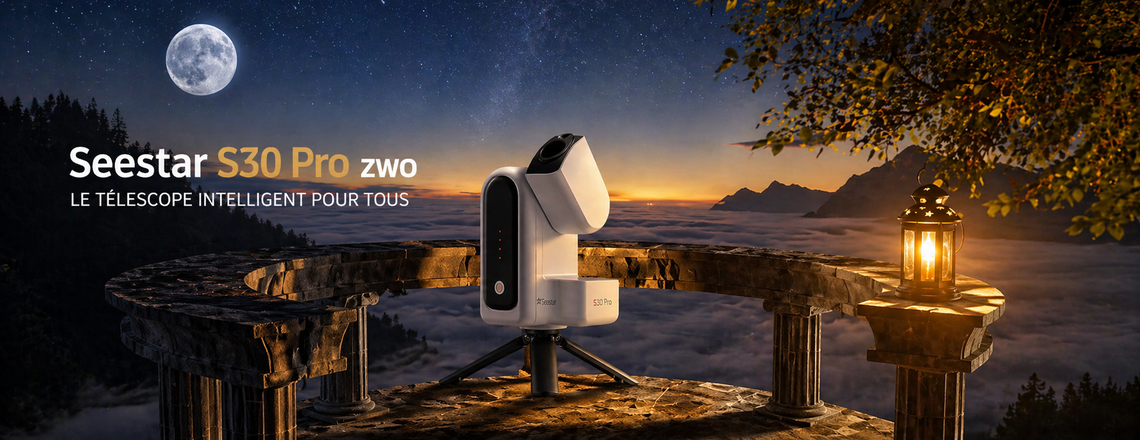 Seestar S30 Pro ZWO – Télescope intelligent 4K